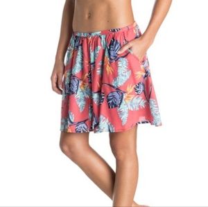 ROXY Cosmia Printed Mini Swing Skirt